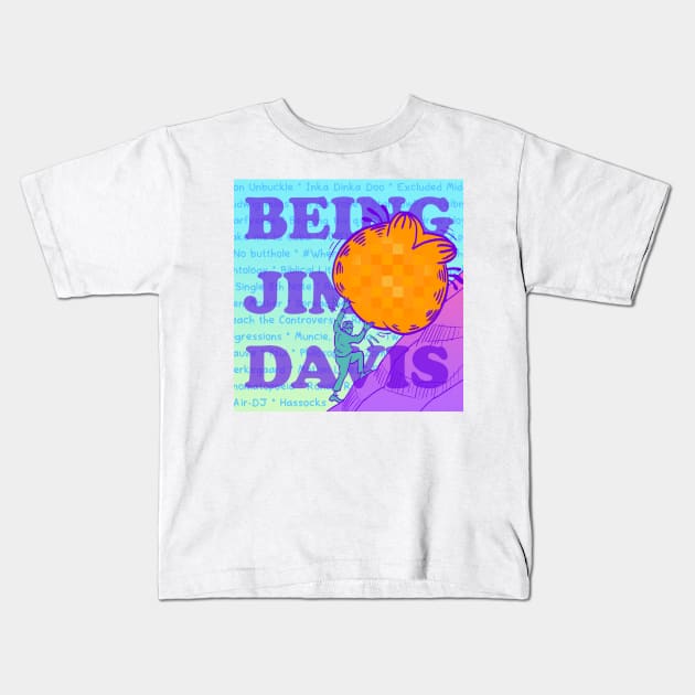 Being Jim Davis Sisyphus Logo Kids T-Shirt by Pitch Drop Store